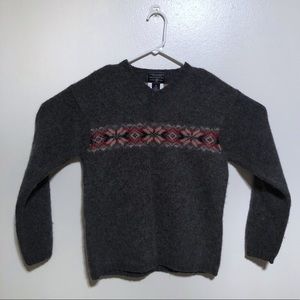 Men’s Shetland Wool American Eagle Sweater